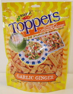 crispy wonton toppers garlic ginger 33188