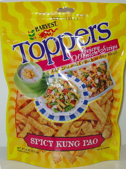 wonton salad topper-spicy kung pao