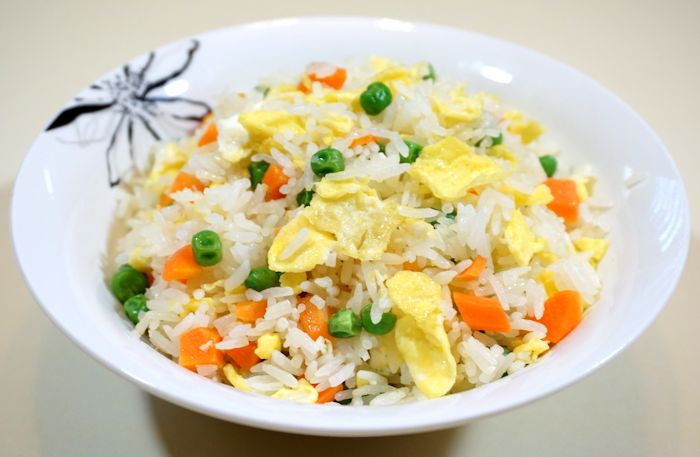 Fried Rice with egg and vegetables